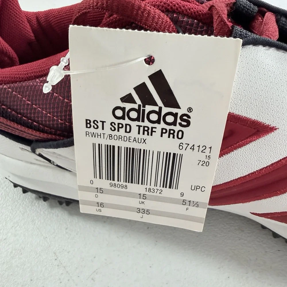 Vintage Adidas Boost Speed Turf Pro‎ American Football Shoes Men's Size 16 NIB